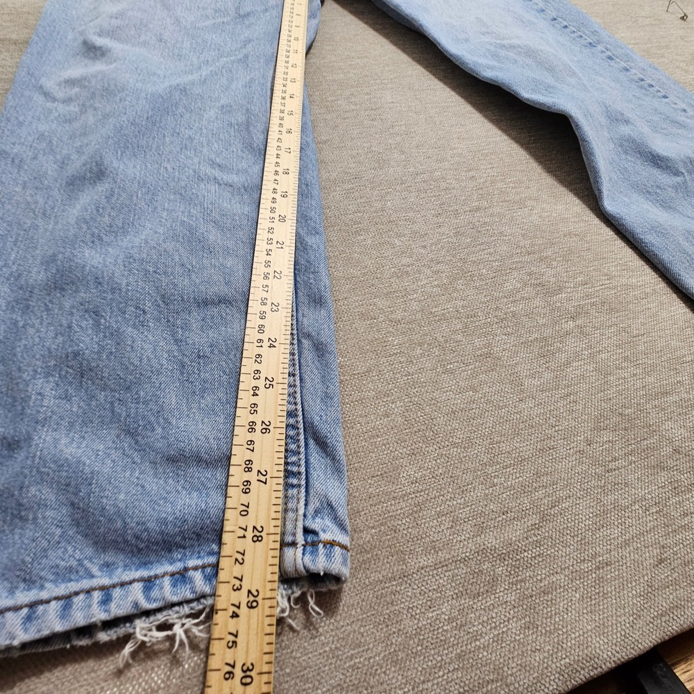 Levi's 550 Relaxed Fit Men 36x30 Light Blue Denim Tapered Leg Jeans Vintage Y2K - Picture 9 of 13